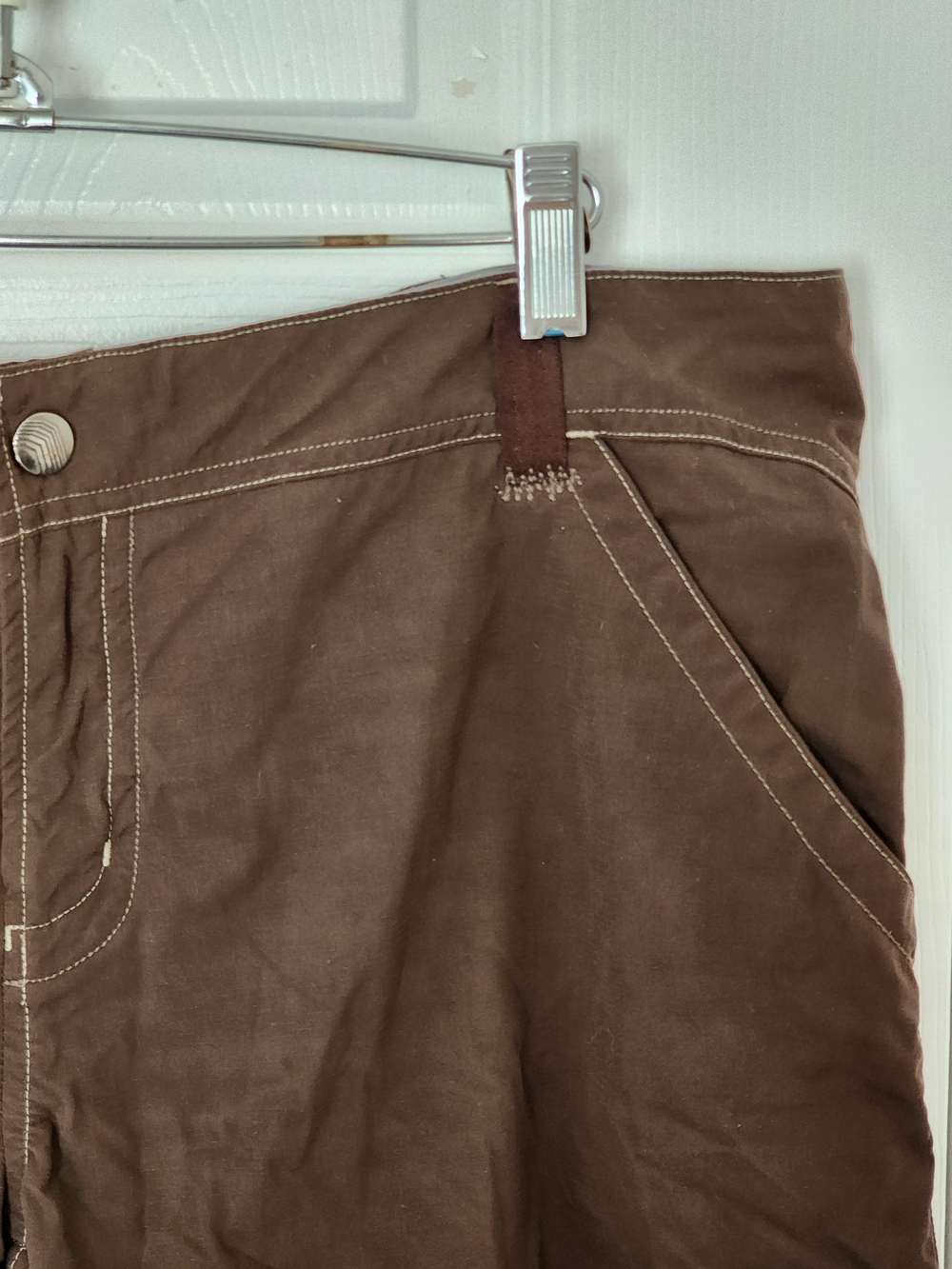 Mountain Hardwear Women's Brown Outdoir Shorts Size 12 - Picture 6 of 12